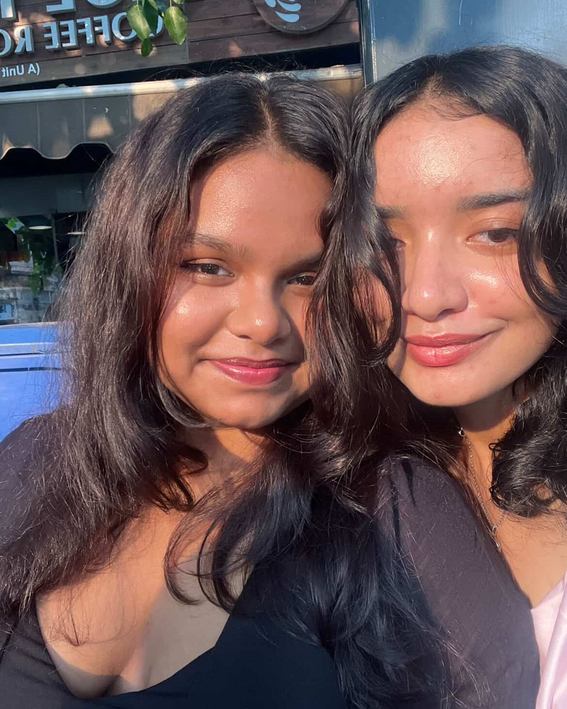 The two of us in the afternoon sun